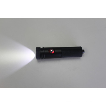 diving flashlight run in 1pcs 18650 battery or 3pcs AAA battery diving torch